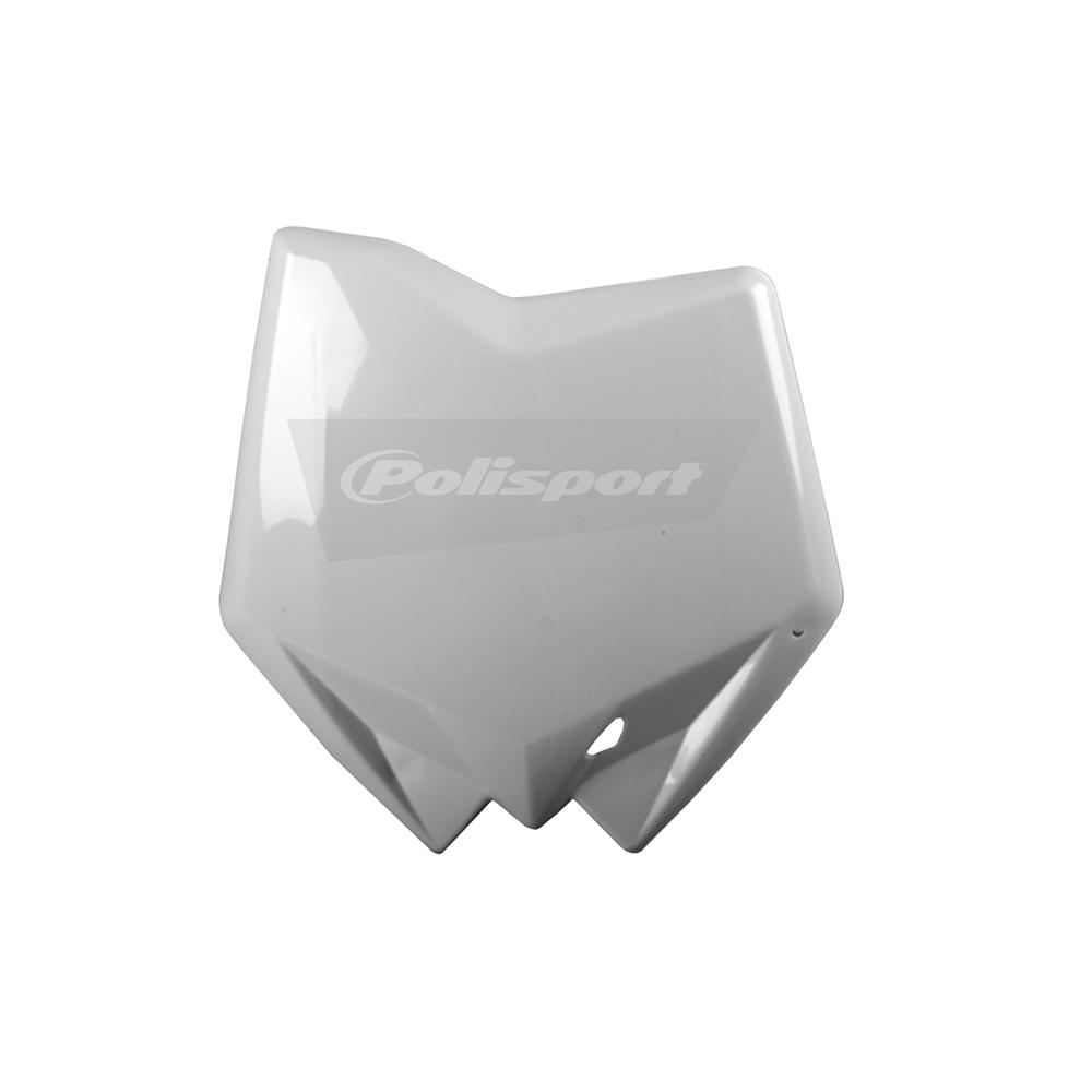 Polisport White Front Number Board - Husqvarna Mx 2005-11