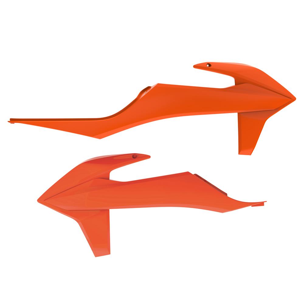 Polisport Radiator Scoops - KTM SX/SXF/XC-F 2019-22, EXC/EXC-F/XC-W 2020-22 - Orange