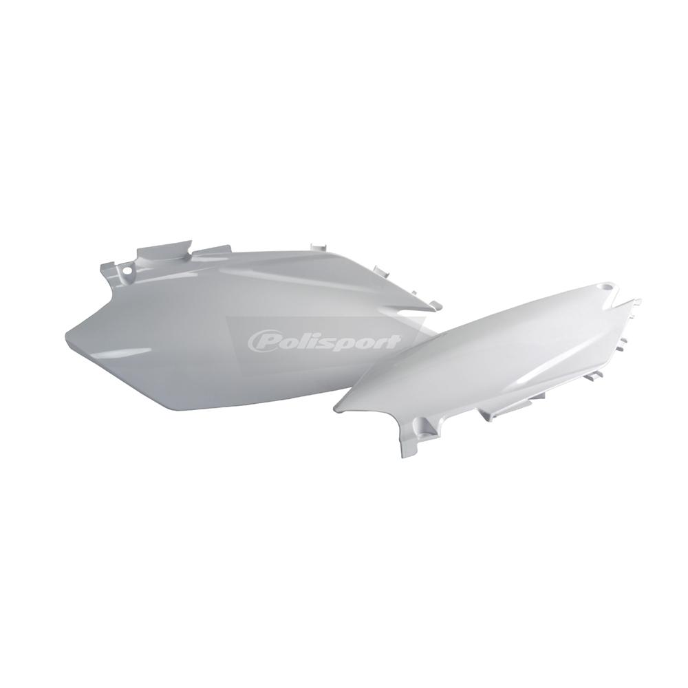Polisport White Side Panels - Honda Crf250r 2011-13, Crf450r 2011-12
