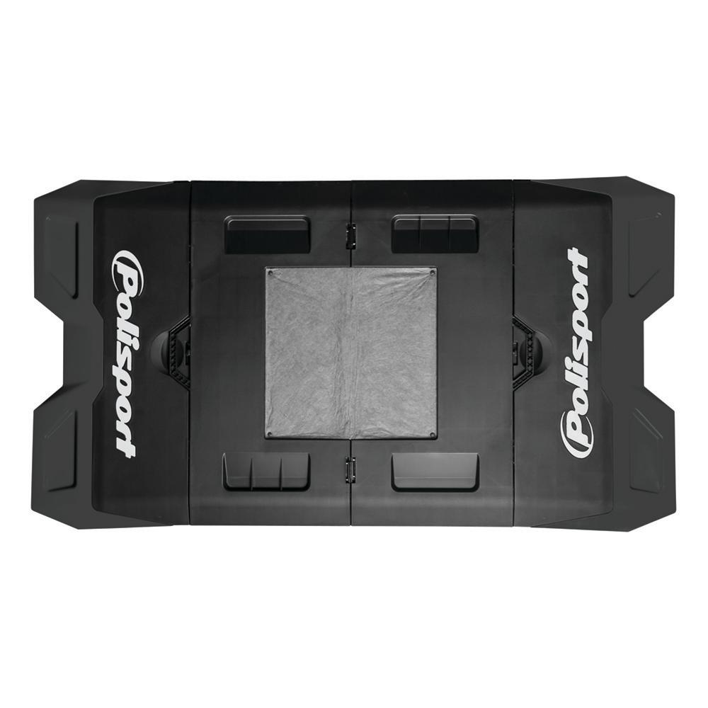 Polisport Black Foldable Workshop Moto Pad Matt