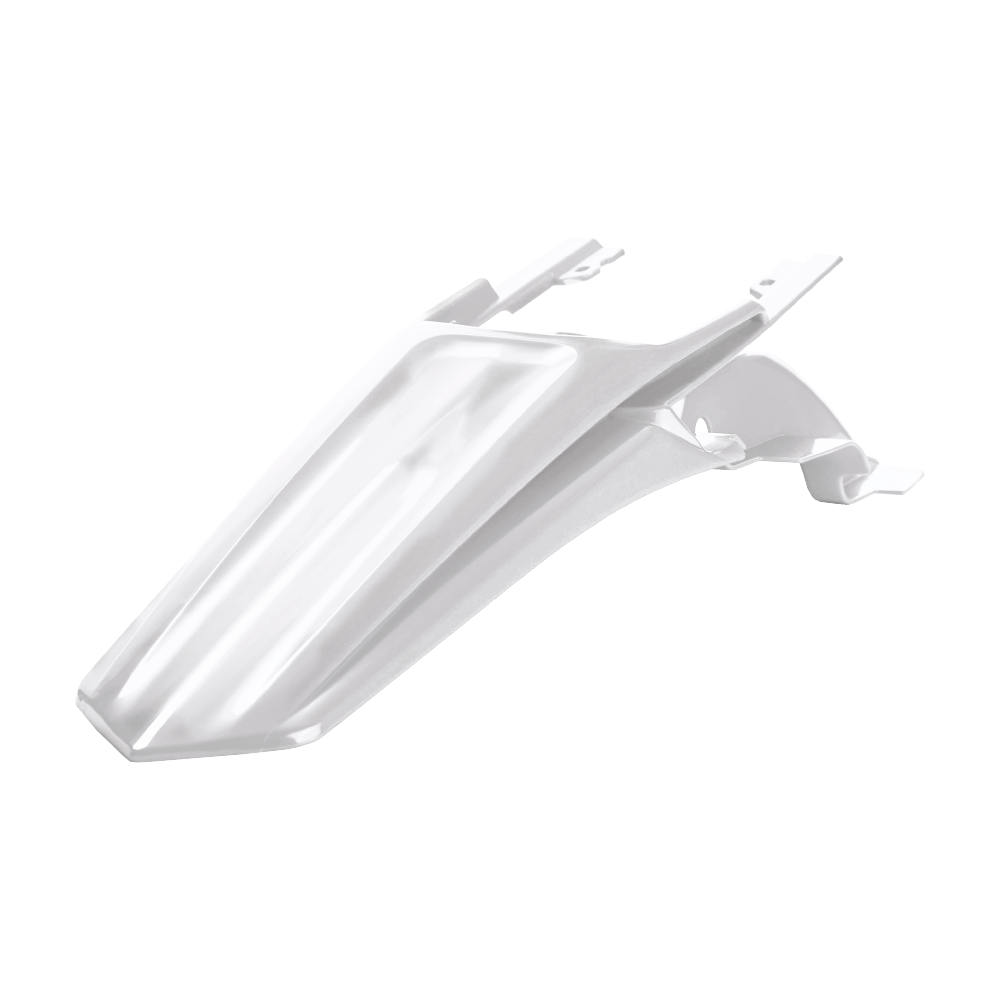 Polisport White Rear Fender - Sherco Se-R/Se-F 2017-23, Sc/Sc-F 2019-23