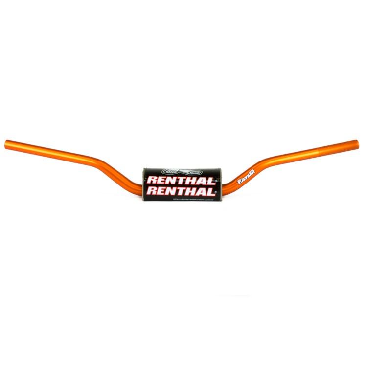 Renthal 604 RC Bend Fat Bar Handlebars - Honda CRF 2004-18, Kawasaki KX/KXF2006-20 - Orange