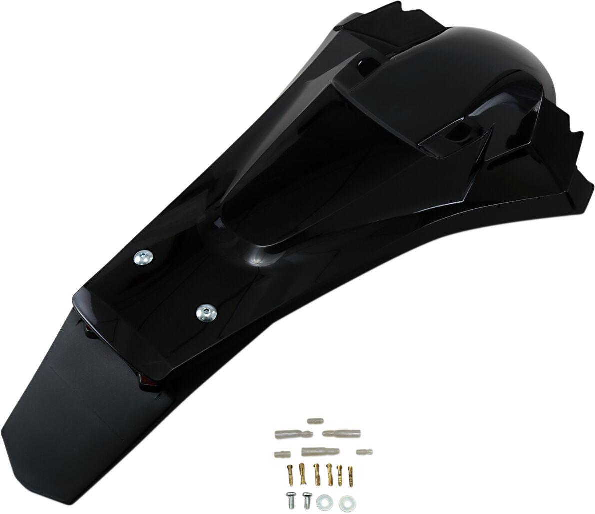 Ufo Light/Black Hu03388#001 - Rear Fender With Tail - Husqvarna Fe250 2017-18