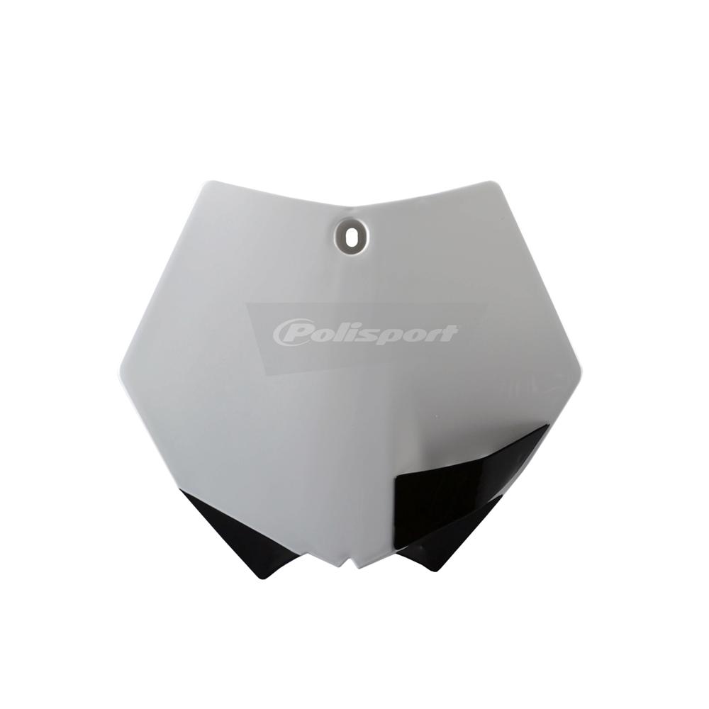 Polisport White Front Number Board - Ktm Sx 2007-12