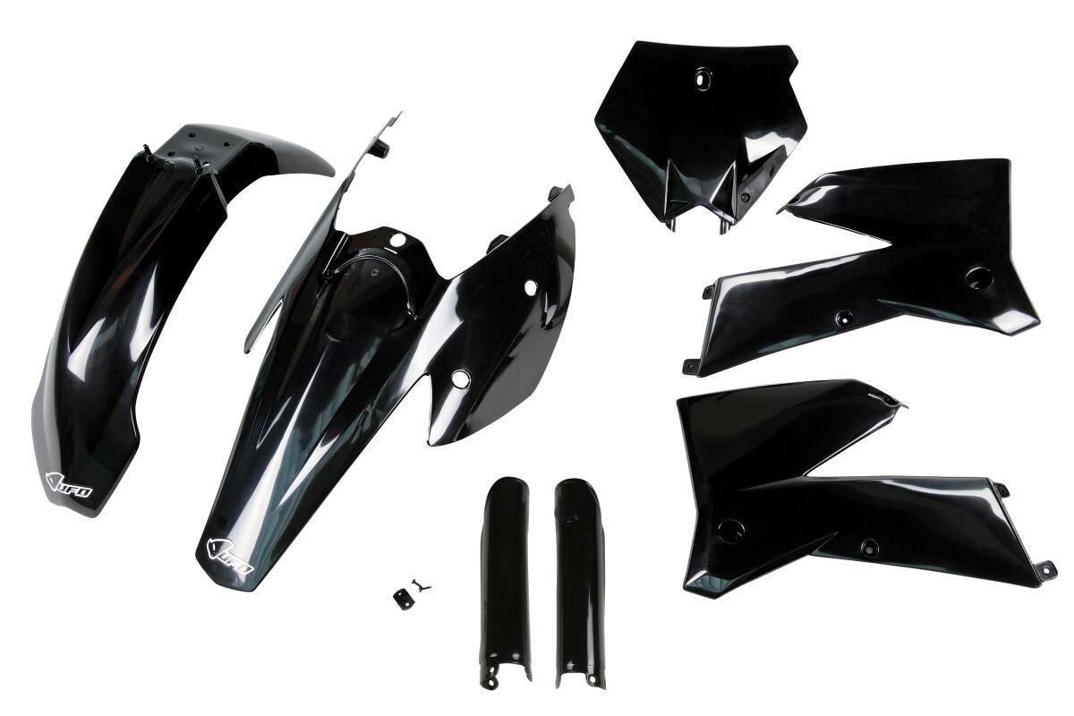 Ufo Black Ktkit503f@001 - Full Plastics Kit - Ktm Sx 125/250/450/525 2005-06