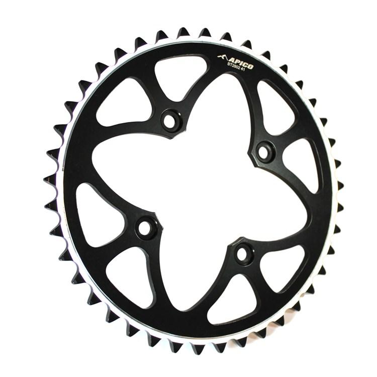 Apico Black Rear Sprocket - Gas Gas 2000-22, Montesa 4Rt 2005-22, Sherco Trials 2002-22 - /38T