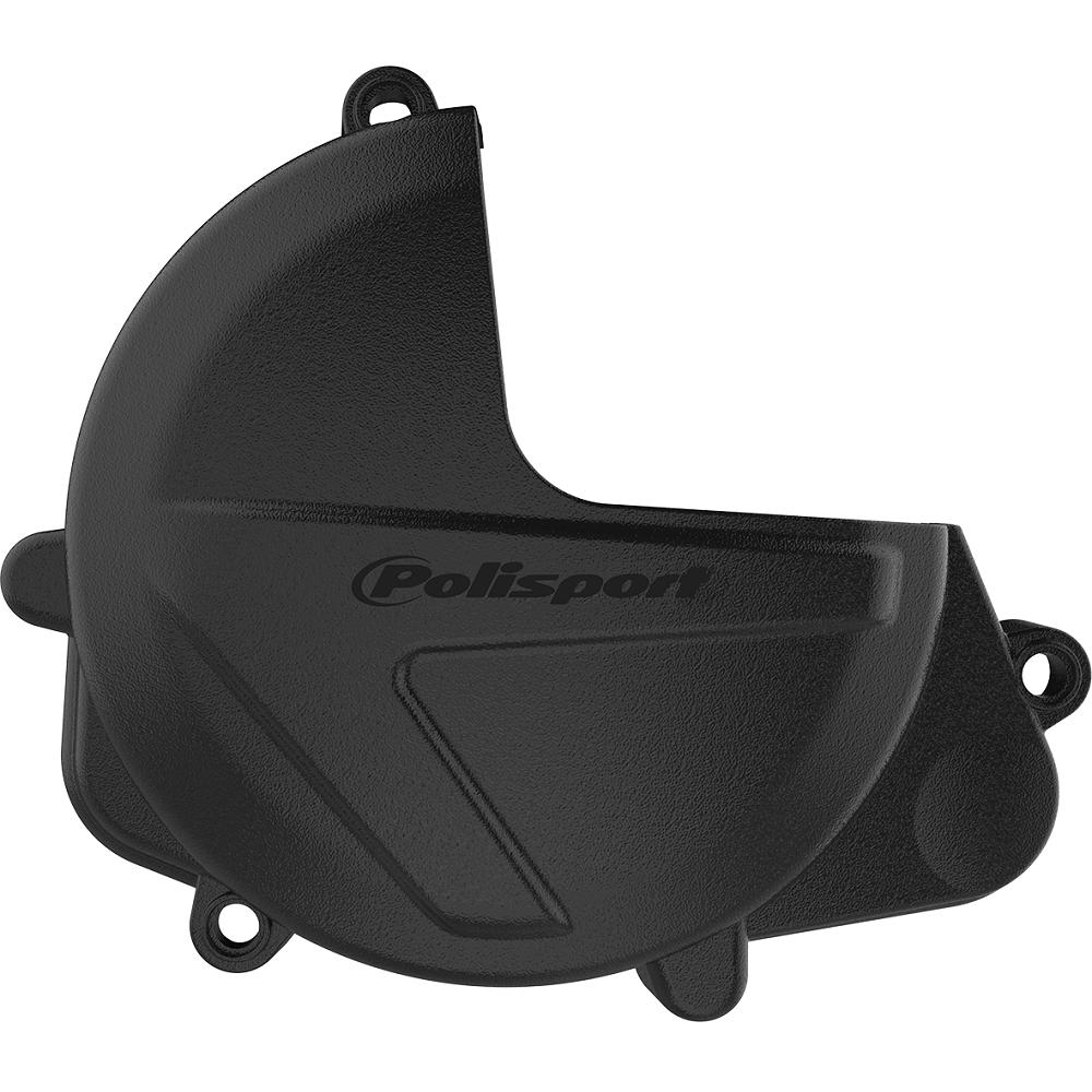 Polisport Black Clutch Cover Protector - Honda Crf450r & Crf450rx 2017-20