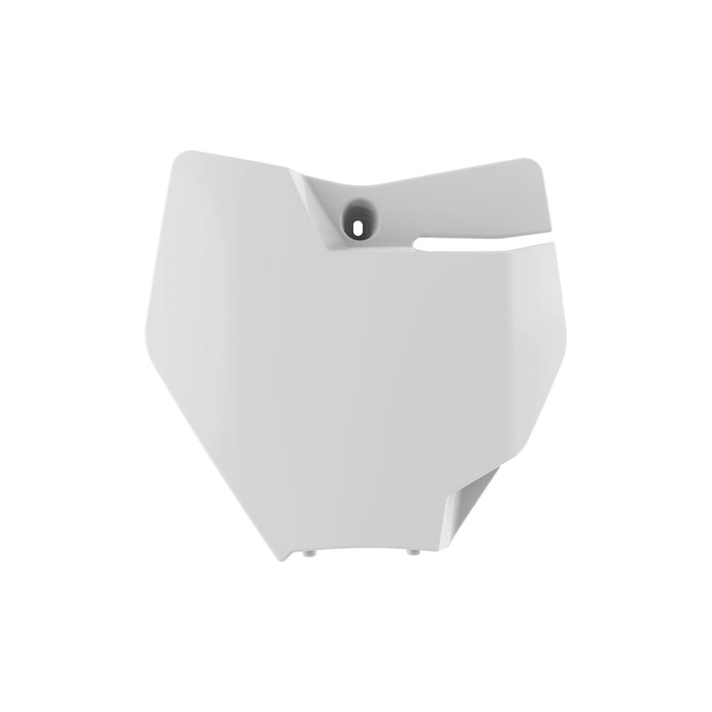 Polisport White Front Number Board - Ktm Sx85 2018-23