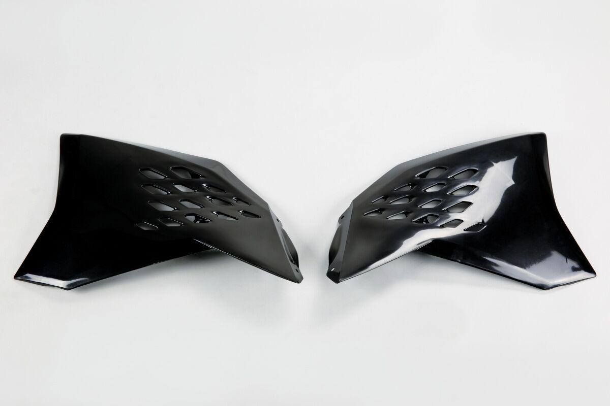 KT03095#001 - UFO Radiator Scoops - KTM SX 125/250 & SXF 250/450 2007-08, EXC 2008 - Black