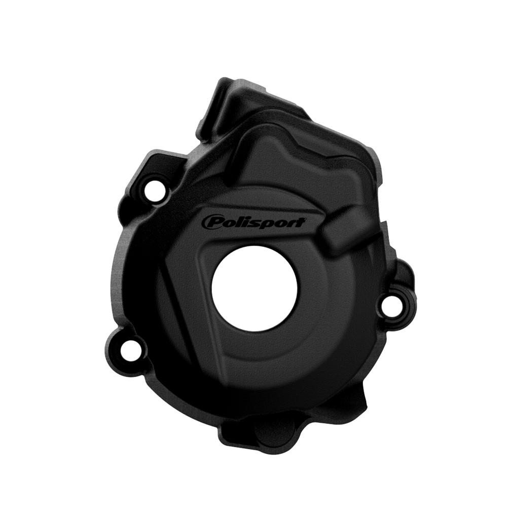 Polisport Black Ignition Cover Protector - Ktm Sxf250 2013-15, Sxf350 2012-15, Husqvarna Fc 250/350 2014-15
