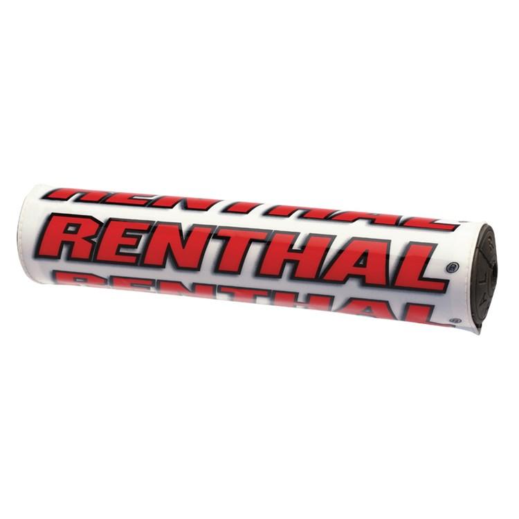 Renthal White/Red 240Mm/10" Sx Bar Pad