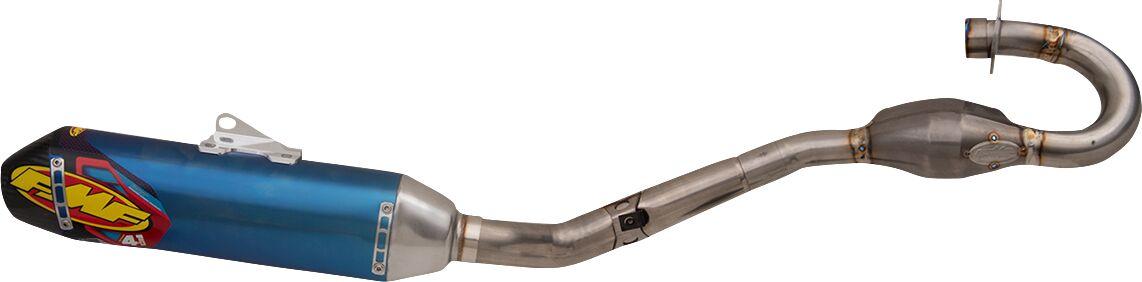 042373 - FMF Factory 4.1 RCT Slip-On Titanium Silencer & Megabomb Header For Kawasaki KXF450 2019-22