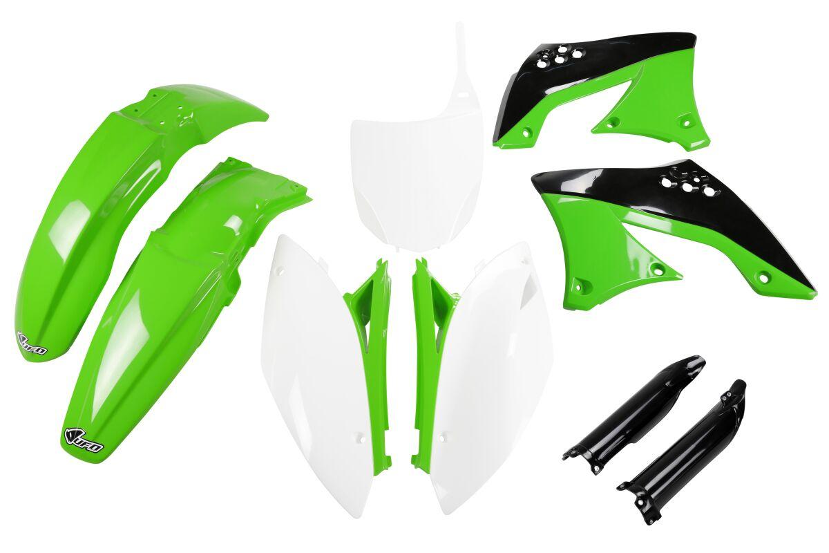 KAKIT216F@999 - UFO Full Plastics Kit - Kawasaki KXF450 2010-11 - OEM