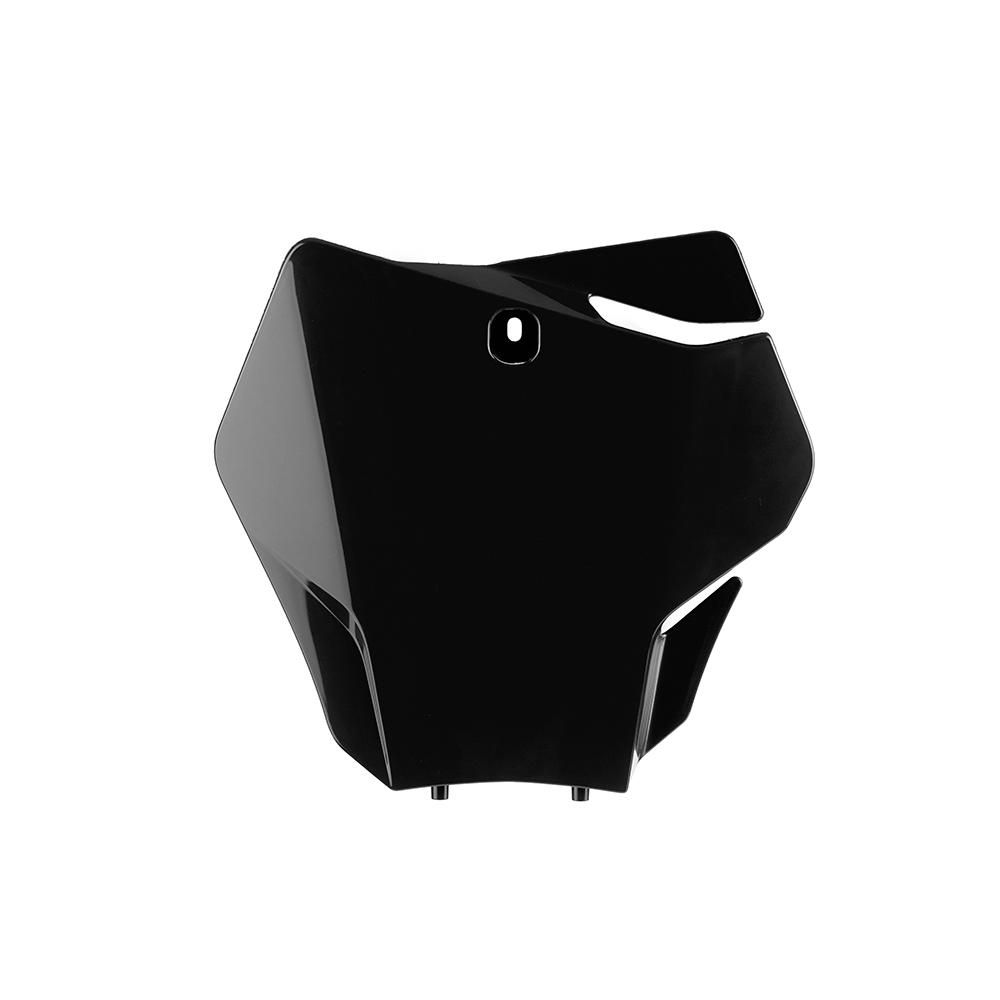 Polisport Black Front Number Board - Gas Gas Mc125 & Mc250f 2021-23