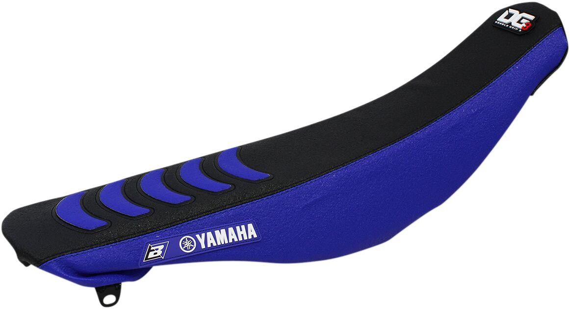 1244H - Blackbird Double Grip 3 Seat Cover - Yamaha YZF250 2010-13 - Blue/Black