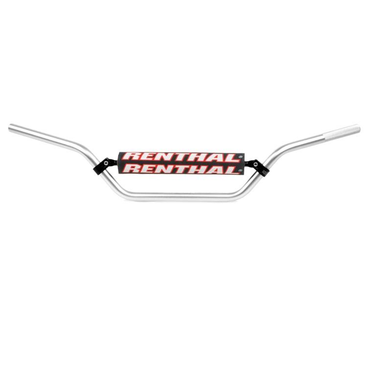 Renthal 838 7/8 Vintage High Bend Handlebars - Silver