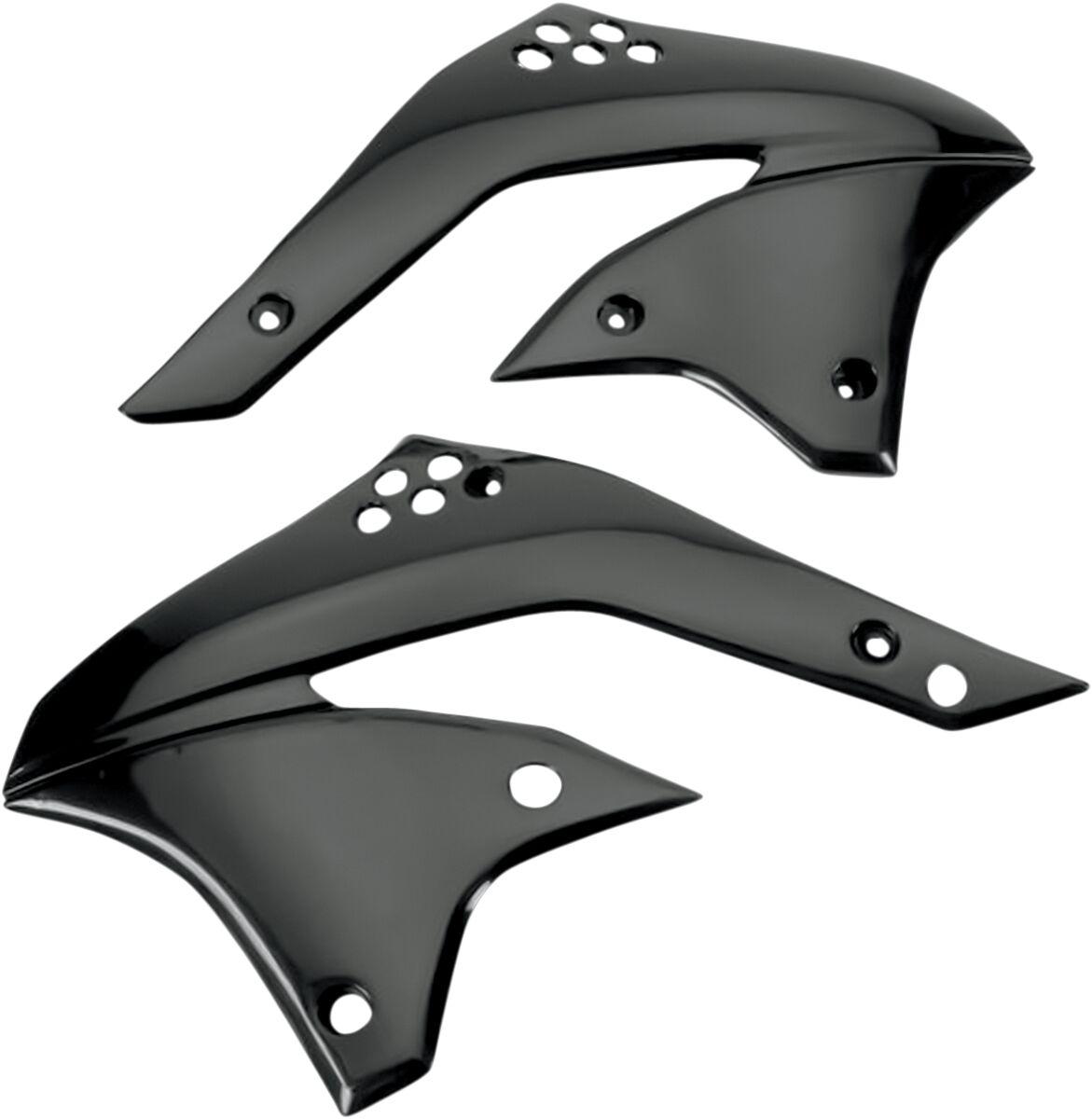 Ufo Black Ka03770#001 - Radiator Scoops - Kawasaki Kxf450 2006