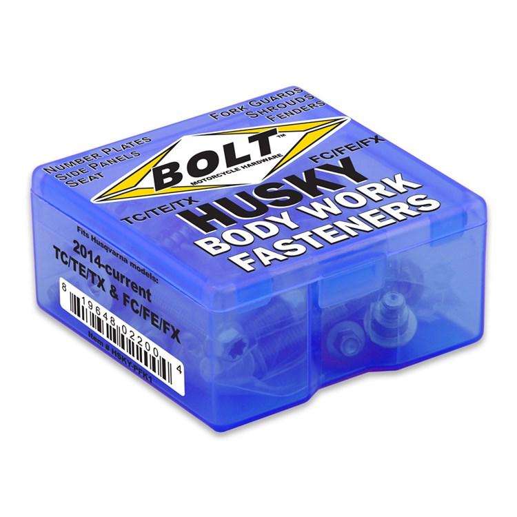 Bolt Hardware Plastic Fastener Kit Husqvarna TC/FC/TX/FX 50-450 2014-2025, TE/FE 50-501 2014-2025