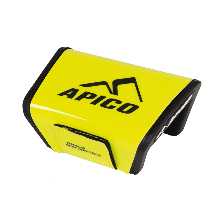 Apico Yellow Trial Performance Oversize Handlebar Pad