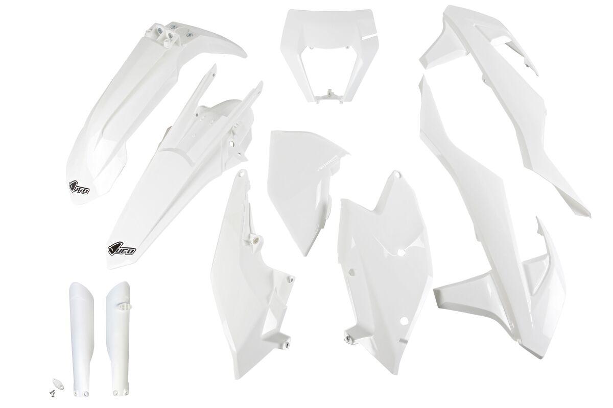 KTKIT523F@047 - UFO Full Plastics Kit - KTM EXC 250/300 & EXC-F 250/350/500 2017-19 - White