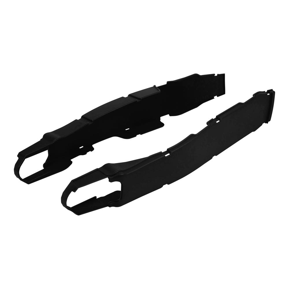 Polisport Black Swingarm Protectors - Kawasaki Kxf250 2017-23, Kxf450 2016-23