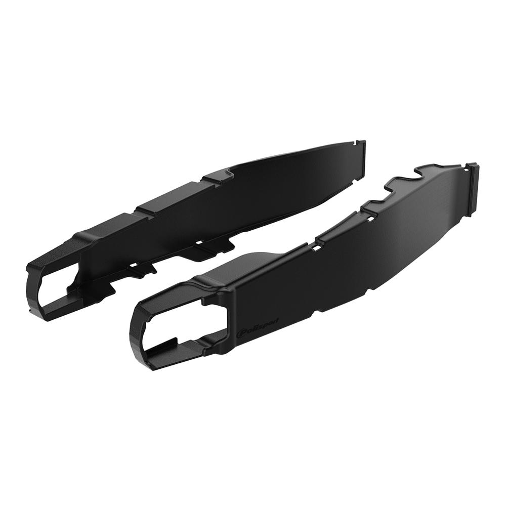 Polisport Black Swingarm Protectors - Honda Crf250r & Crf 250/450Rx 2020-21, Crf450r 2019-20