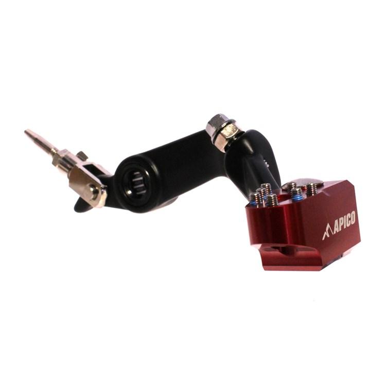 Apico Black/Red Elite Brake Pedal - Montesa 4Rt 250 2005-13, 4Rt 260 2014-23