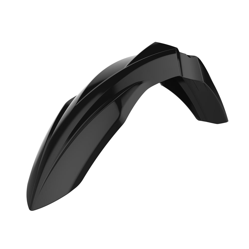 Polisport Black Front Fender - Kawasaki Kxf250 2017-23, Kxf450 2016-23