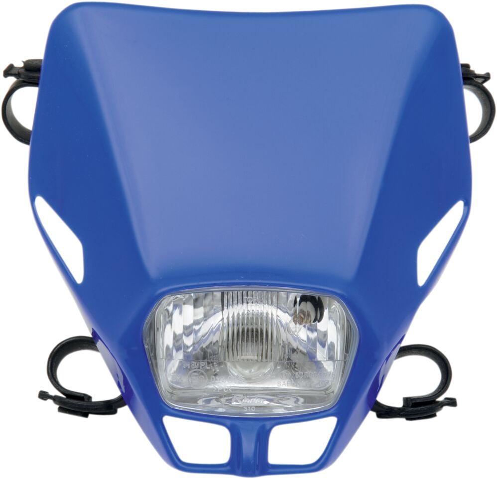 PF01705#089 - UFO Fire-Fly Universal Single Headlight (12V/35W) - Blue