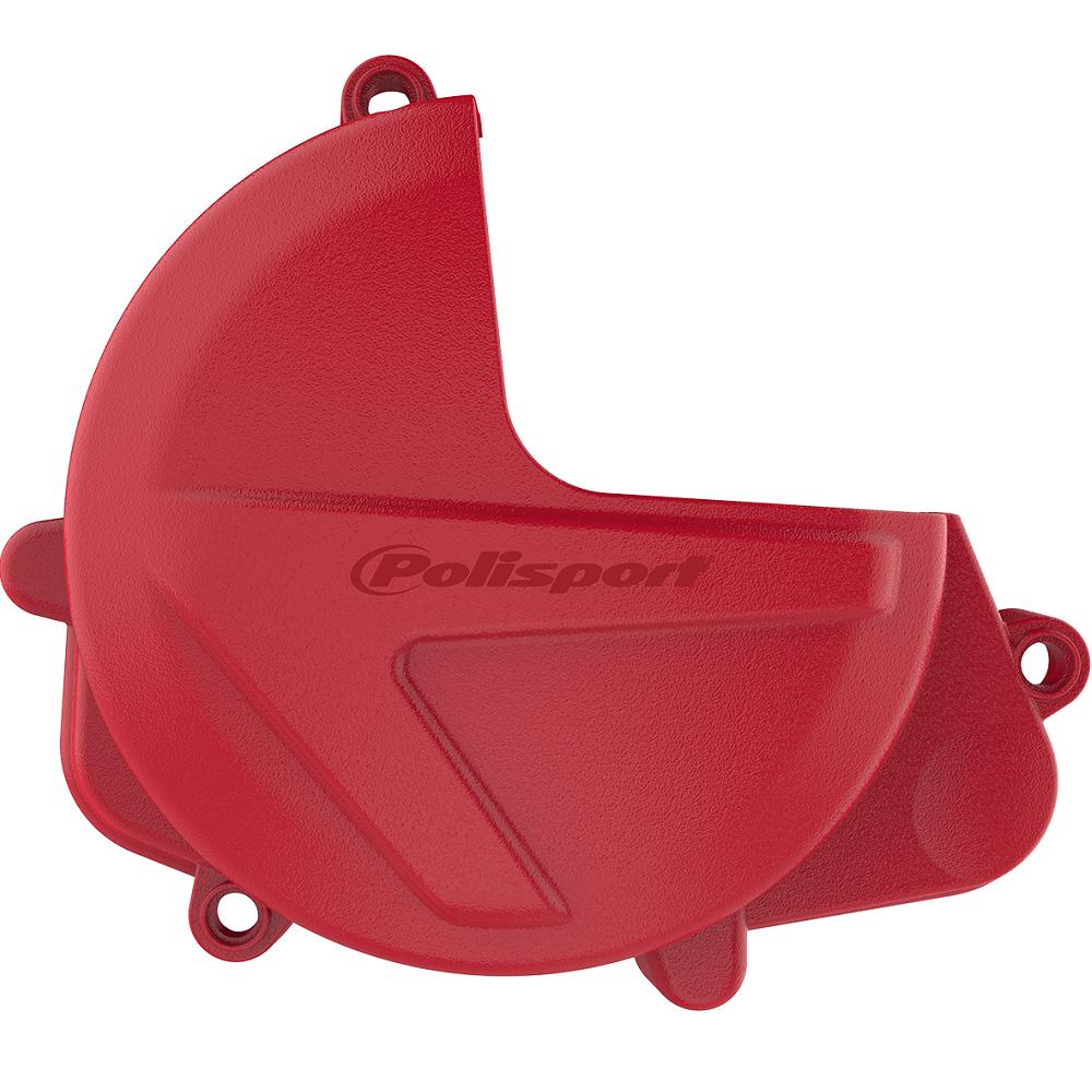 Polisport Red Clutch Cover Protector - Honda Crf450r & Crf450rx 2017-20