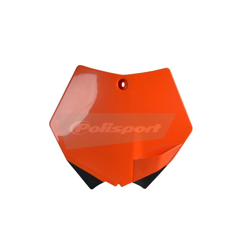 Polisport Orange Front Number Board - Ktm Sx 125/250 2007-12