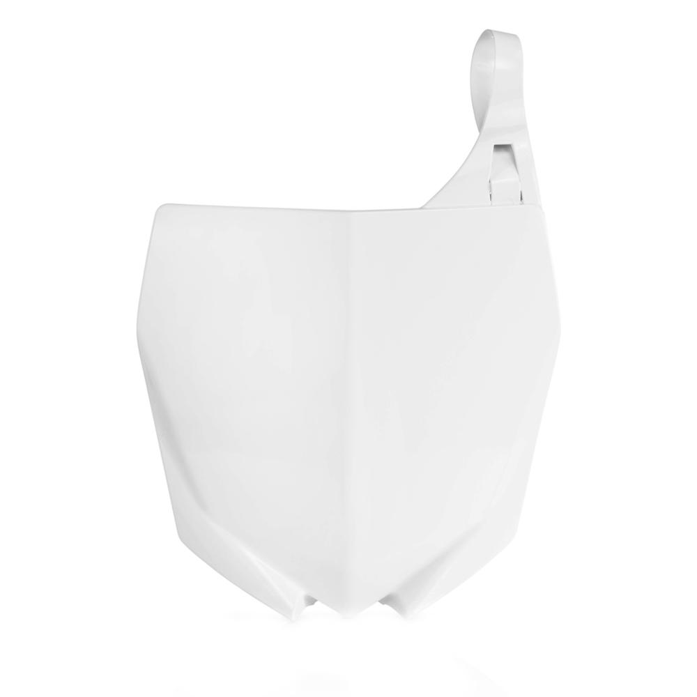Polisport White Front Number Board - Yamaha Yz85 2015-21
