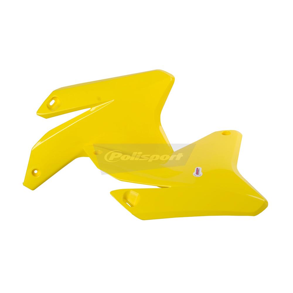 Polisport Yellow Radiator Scoops - Suzuki Rmz450 2005-06