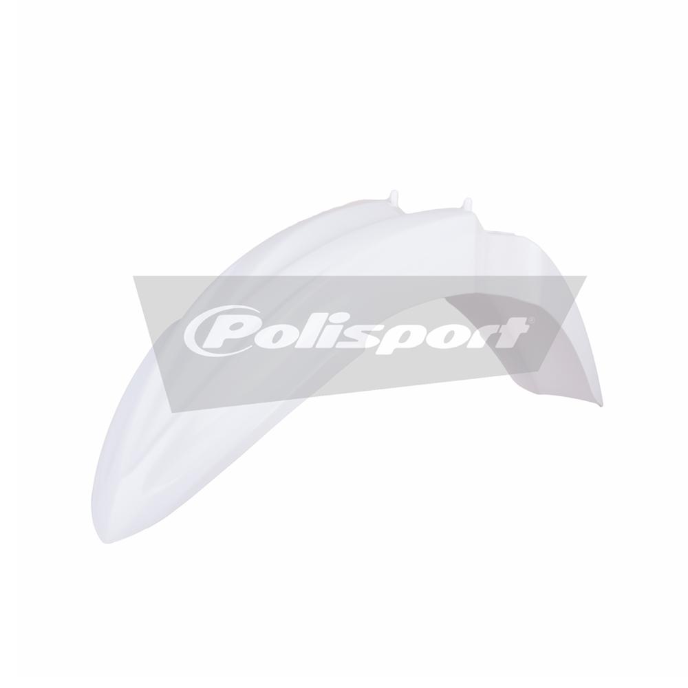 Polisport White Front Fender - Kawasaki Kx85 2014-23