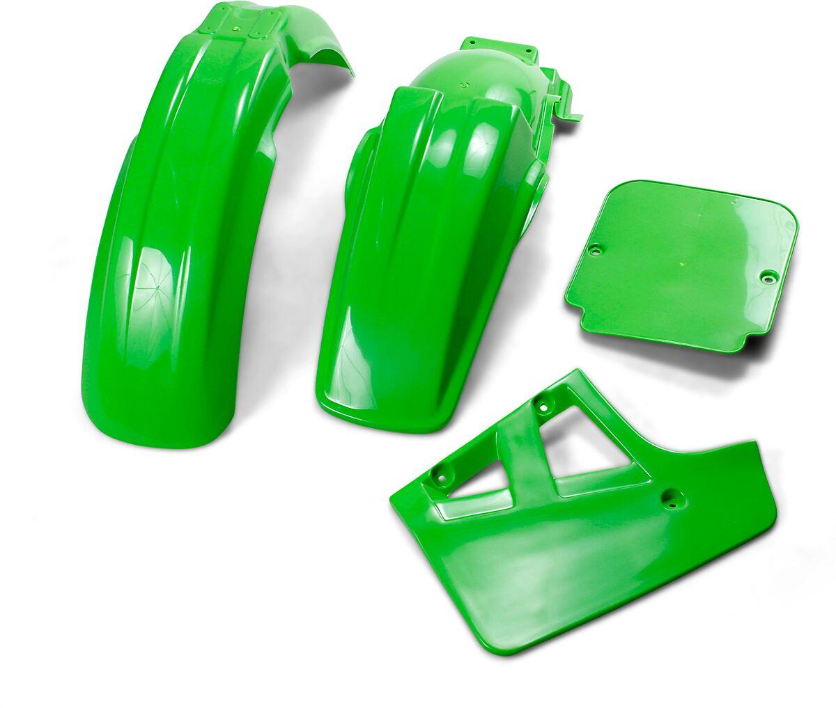 Ufo Green Kakit198@026 - Plastics Kit - Kawasaki Kx125 1988