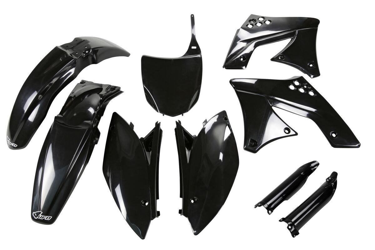 KAKIT212F@001 - UFO Full Plastics Kit - Kawasaki KXF250 2009 & 2012 - Black