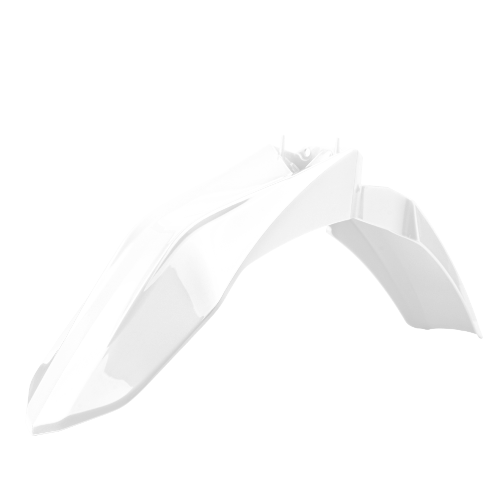 Polisport White Front Fender - Gas Gas Ec 250/300 2018-20, Rieju Mr 250/300 2021