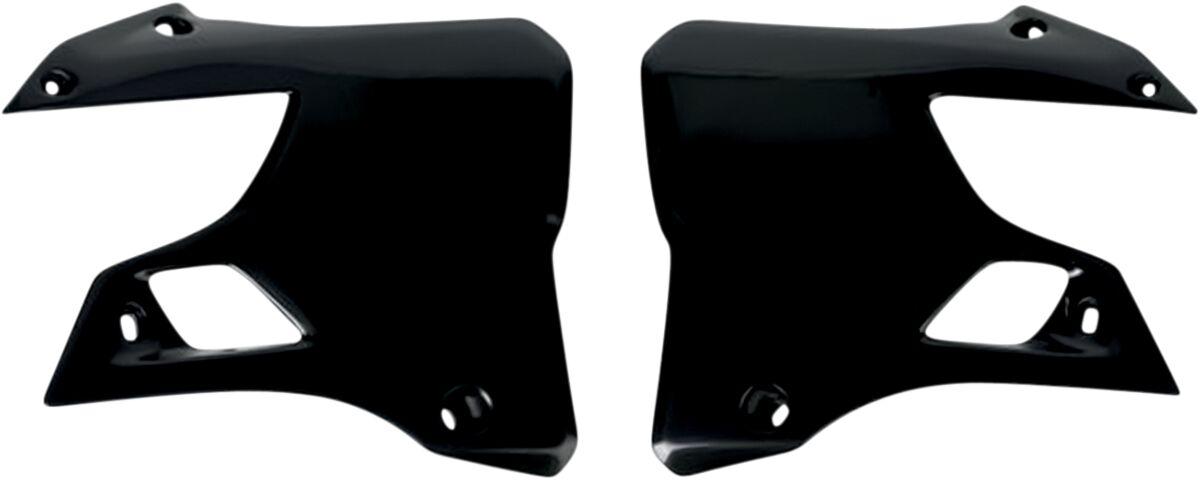 Ufo Black Ya02898#001 - Radiator Scoops - Yamaha Yz 125/250 1996-2001