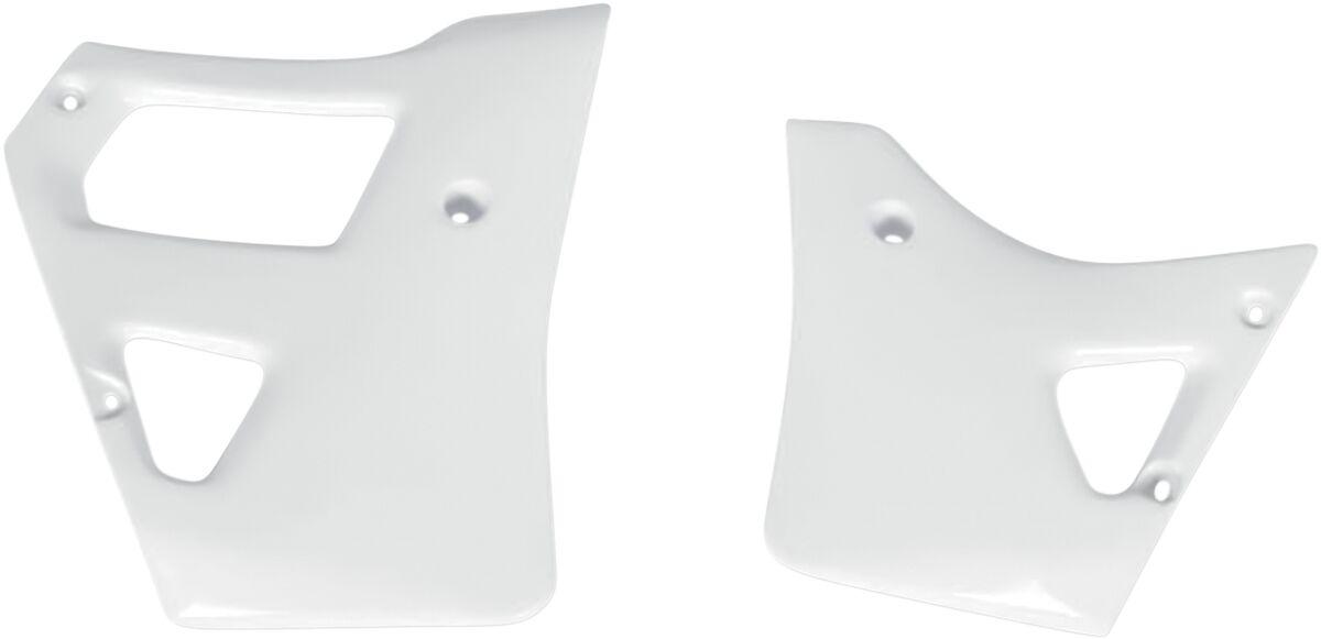 Ufo White Ya02815#046 - Radiator Scoops - Yamaha Yz125 1989-92, Yz250 1989