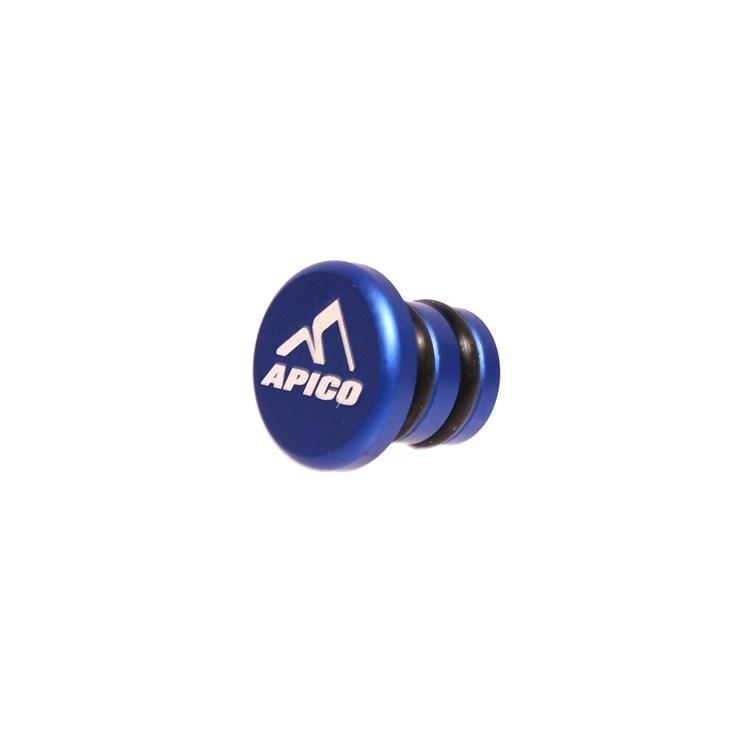 Apico Blue Cnc Aluminium Gear Pedal Tip End Cap