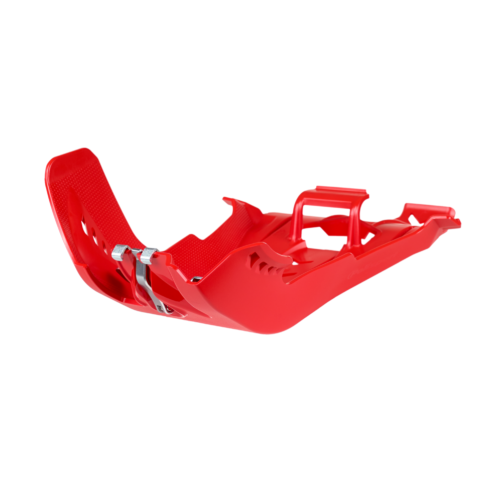 Polisport Red Fortress Skid Plate With Linkage Protector - Beta Rr 250/300 2020-2025
