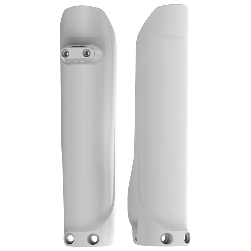 Polisport White Fork Guards - Husqvarna Tc/Fc/Tx/Fx/Te/Fe 2016-22