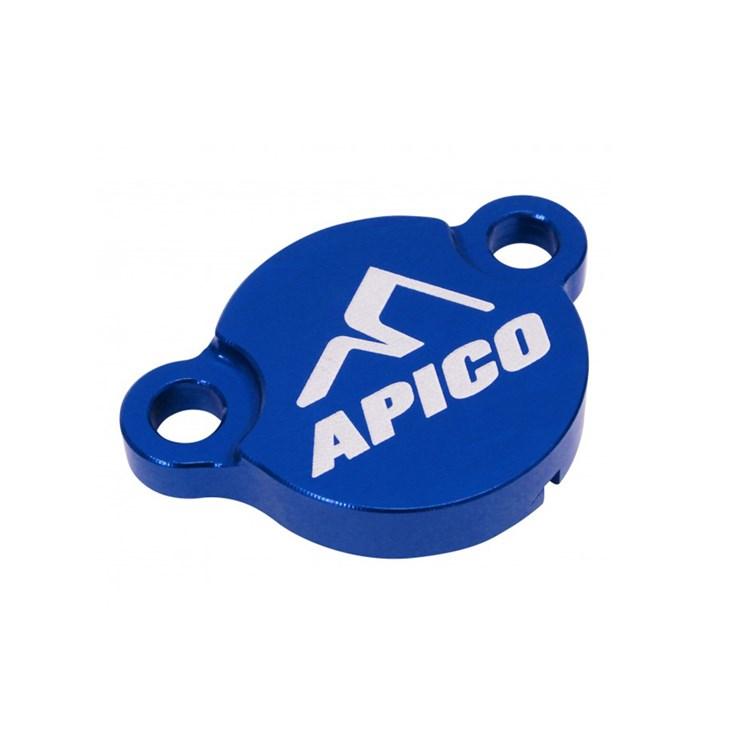 Apico Blue Rear Brake Cover - Husqvarna Tc 50/65 2017-24, Tc85 2014-24