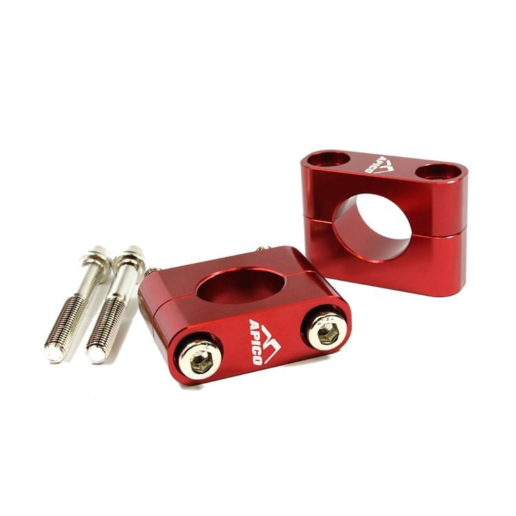 Apico Red Trials Oversized Fat Bar (28.6Mm) Handlebar Mounting Kit