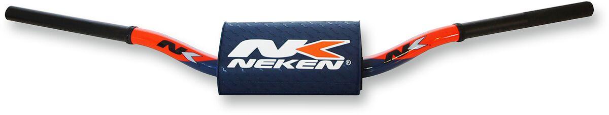 R00133C-OR-BL - Neken Radical Design Fat Bar Handlebars - 110mm Rise - Orange/ Blue