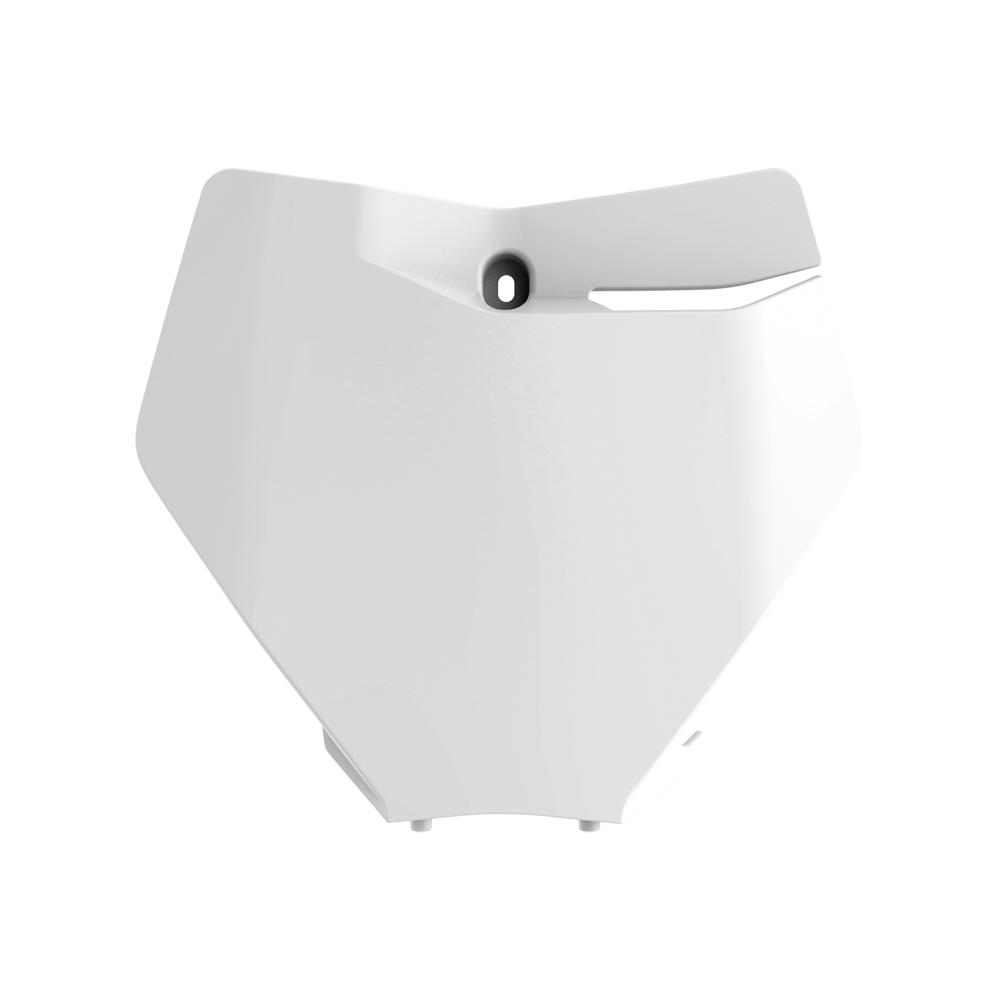 Polisport Front Number Board - KTM SX/SXF 125-450 2019-22 - White
