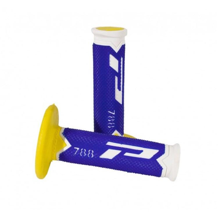 Pro Grip 788 Grips - White/Blue/Yellow
