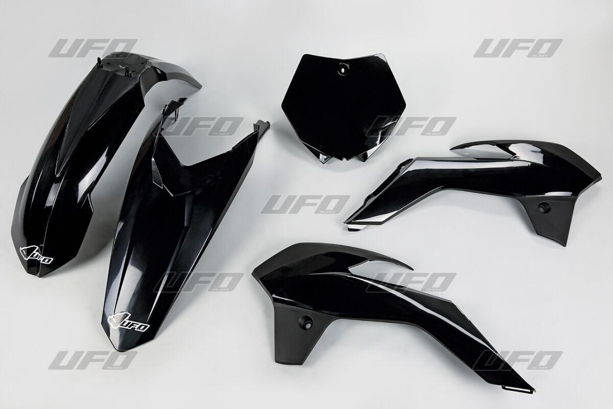 Ufo Black Ktkit514@001 - Full Plastics Kit - Ktm Sx85 2013-17