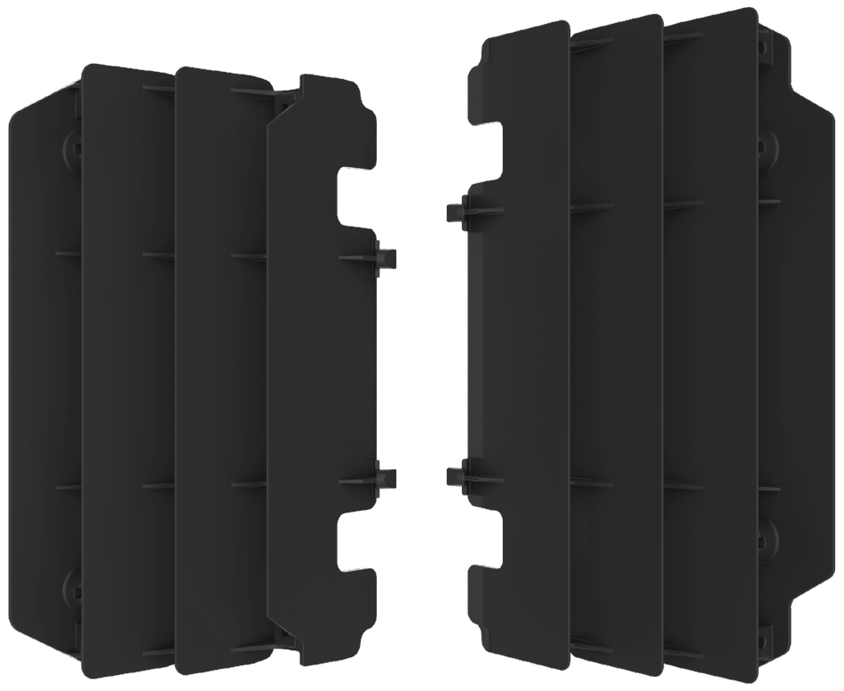 Polisport Green Radiator Louvres - Kawasaki Kx125 1997-98 & 2003-05, Kx250 1998 & 2003-04
