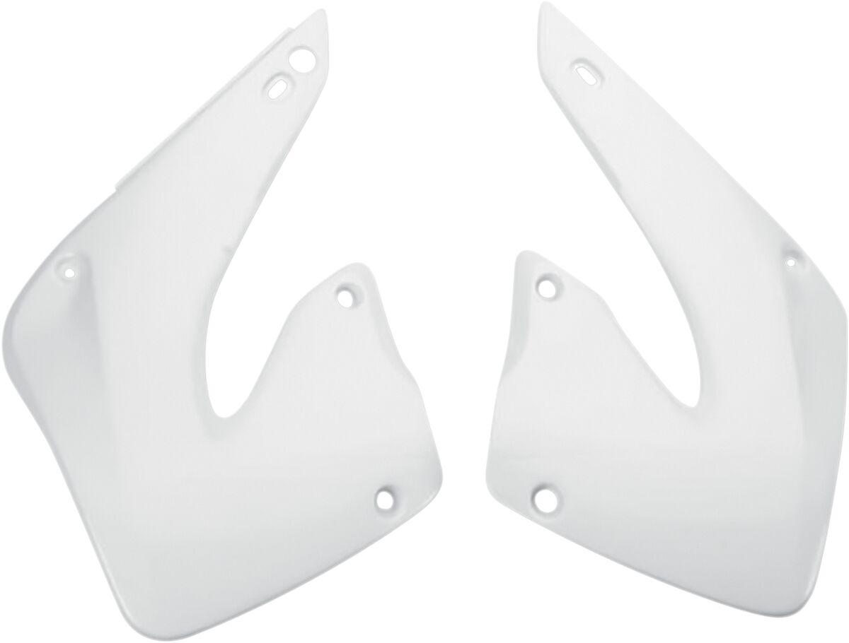 HO03664#041 - UFO Radiator Scoops - Honda CR 125/250 2000-01 - White